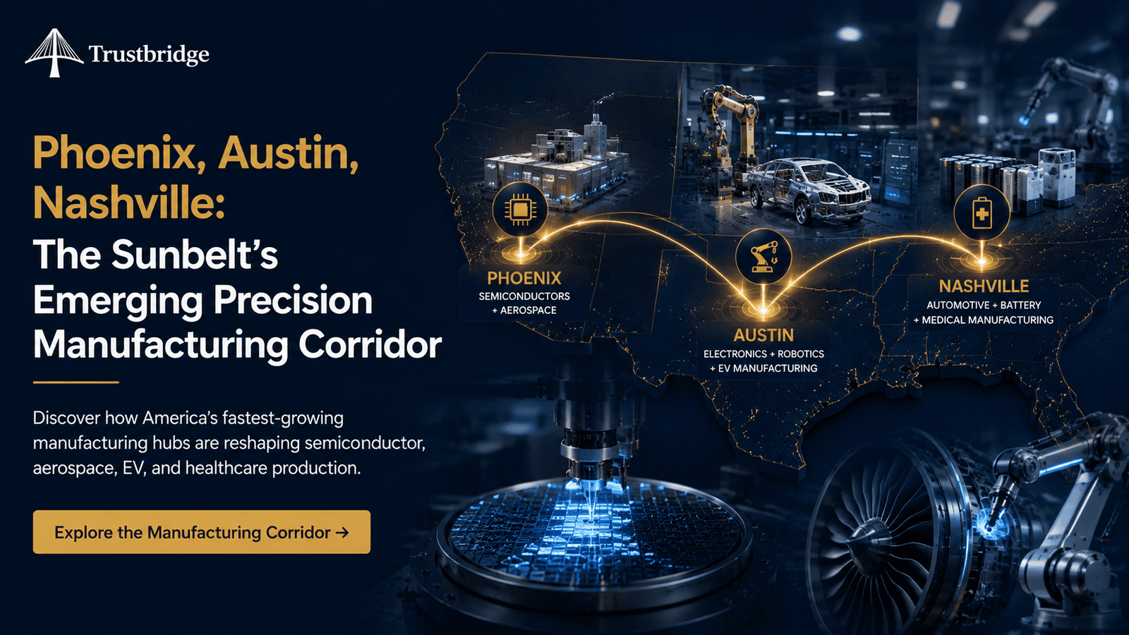 What Does the Data Actually Say About Manufacturing Growth in Phoenix, Austin, and Nashville?